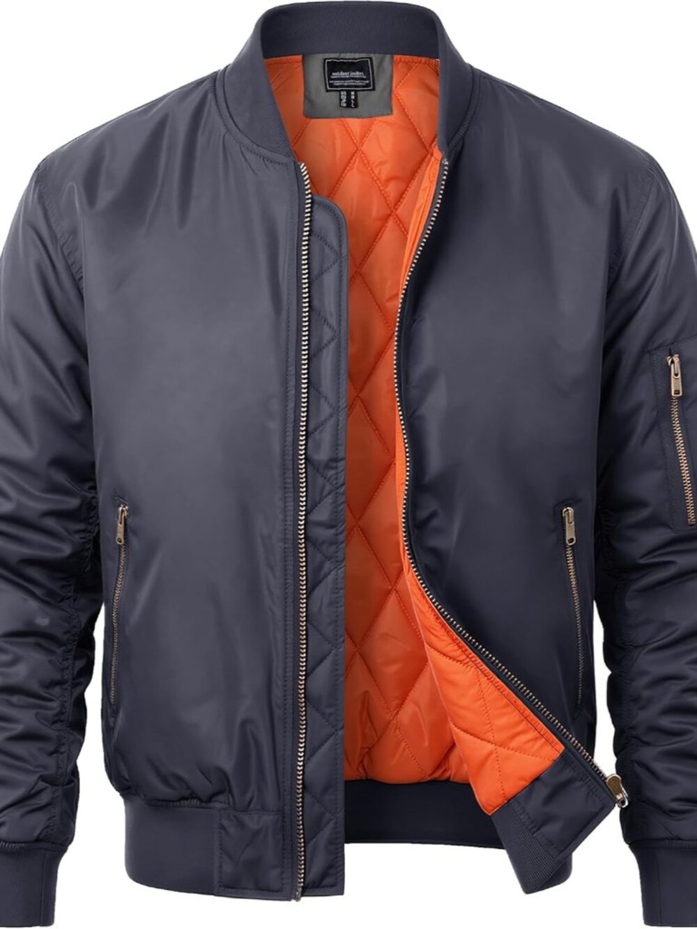 Men's Bomber Jacket Fall Winter Military Jacket and Coats Outwear